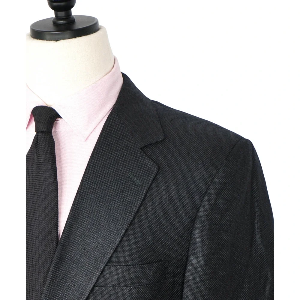 BROOKS BROTHERS - *VINTAGE* Black PURE SILK Blazer - 44L